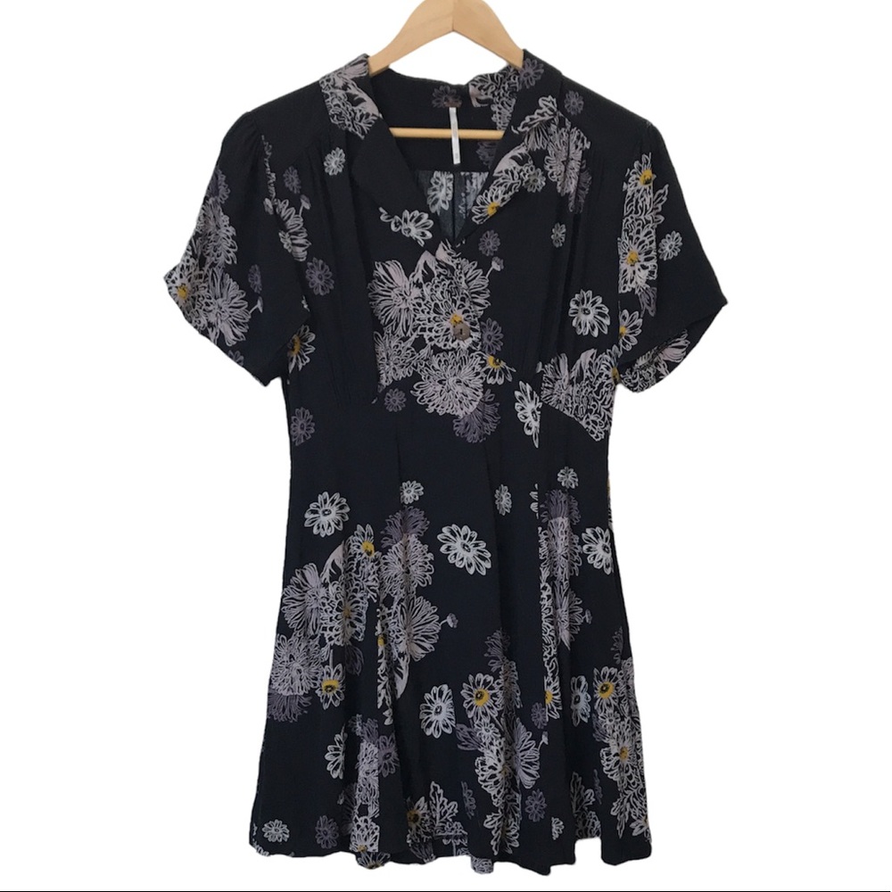 Free People Black Mini Dress